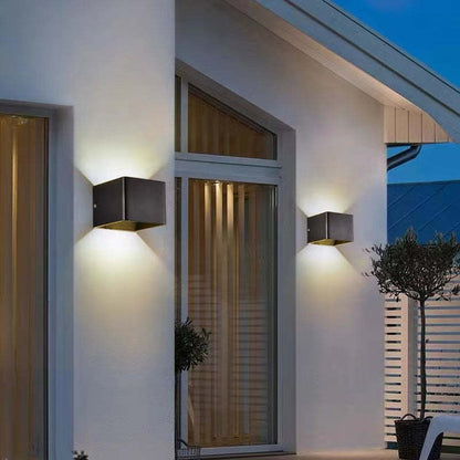Nowoczesna regulowana kwadratowa lampa ścienna LED Nexu 11