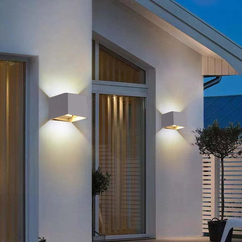 Nowoczesna regulowana kwadratowa lampa ścienna LED Nexu 3