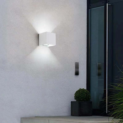Nowoczesna regulowana kwadratowa lampa ścienna LED Nexu 6