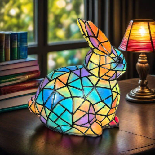 Artystyczna lampa stołowa w kształcie zwierzęcia
