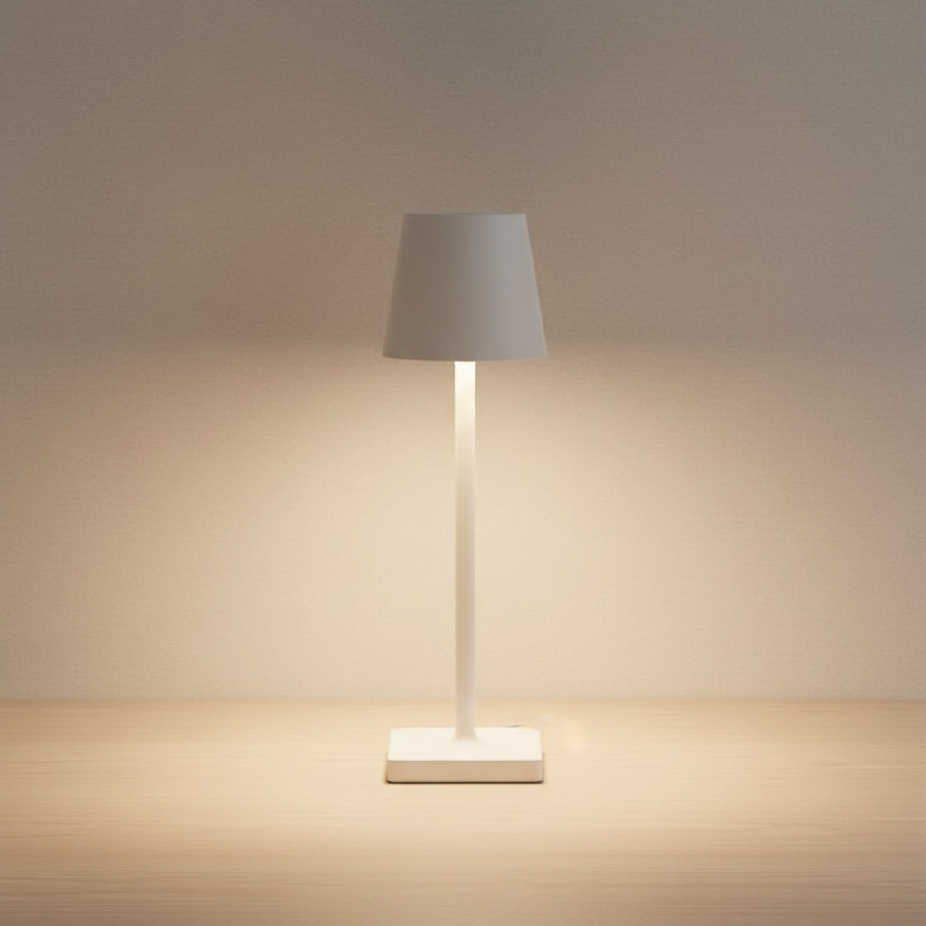 Nowoczesna lampa stołowa LED z dotykowym włącznikiem
