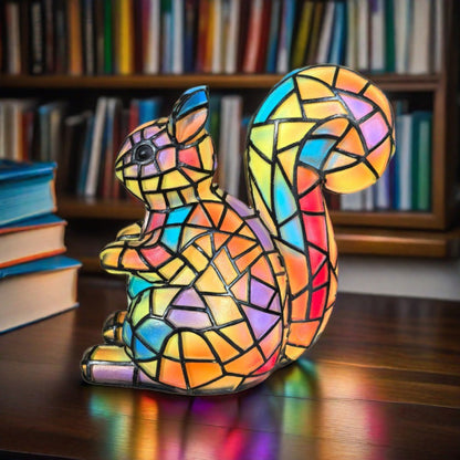 Artystyczna lampa stołowa w kształcie zwierzęcia