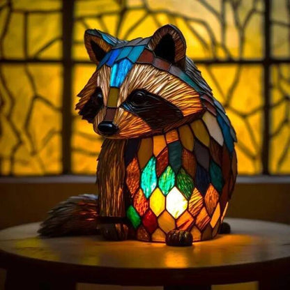 Artystyczna lampa stołowa w kształcie zwierzęcia