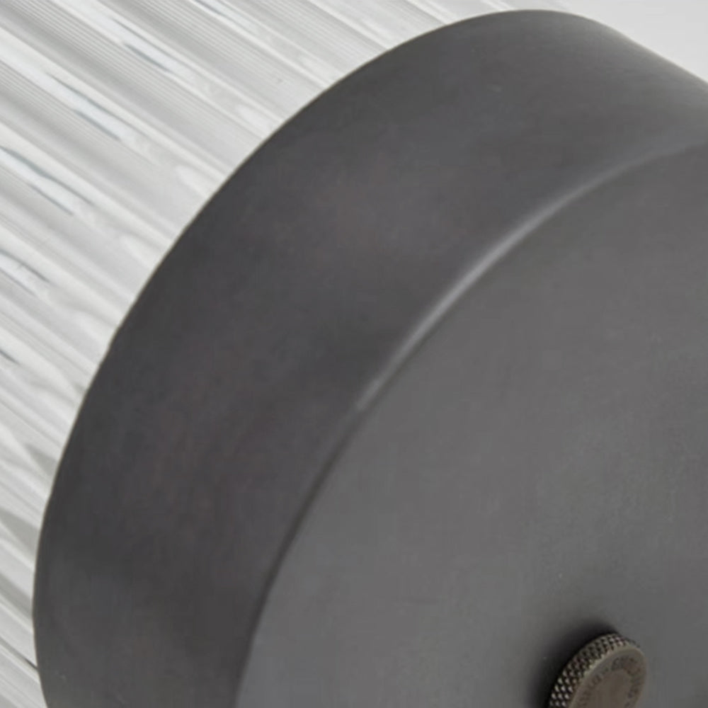 Półcylindryczna lampa ścienna Yoru, metal/szkło, zewnętrzna 7