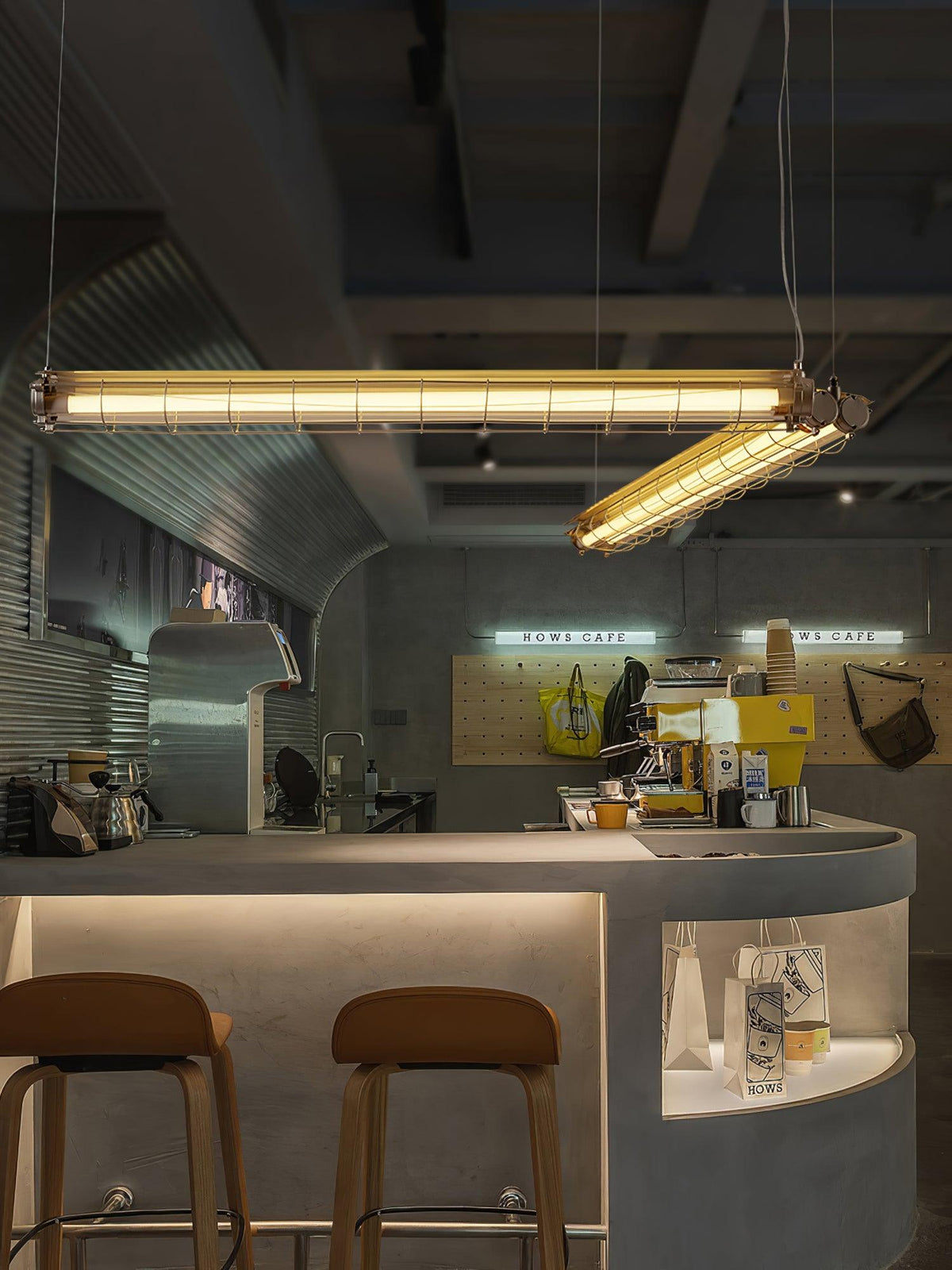 Przemysłowa lampa wisząca liniowa Arsorisra 25