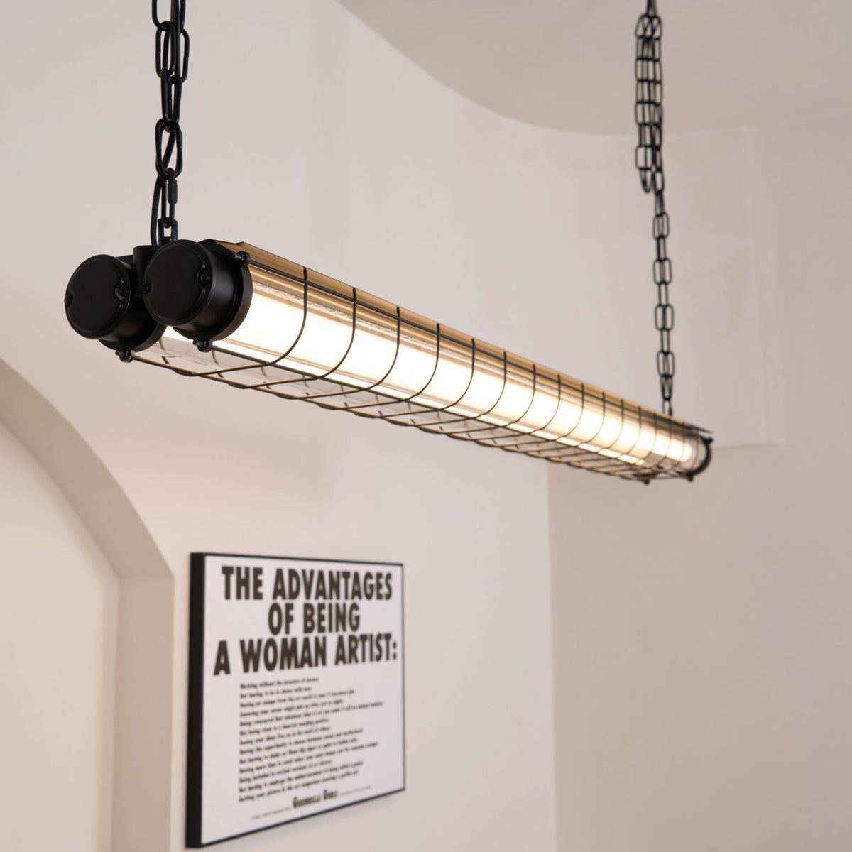Przemysłowa lampa wisząca liniowa Arsorisra 41