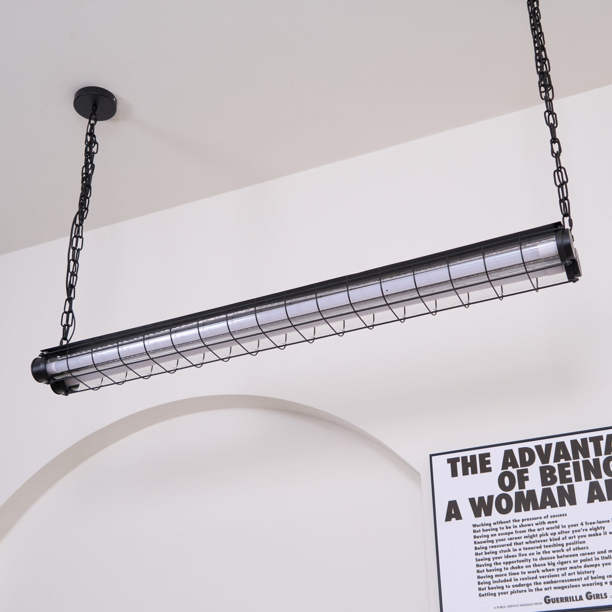 Przemysłowa lampa wisząca liniowa Arsorisra 47