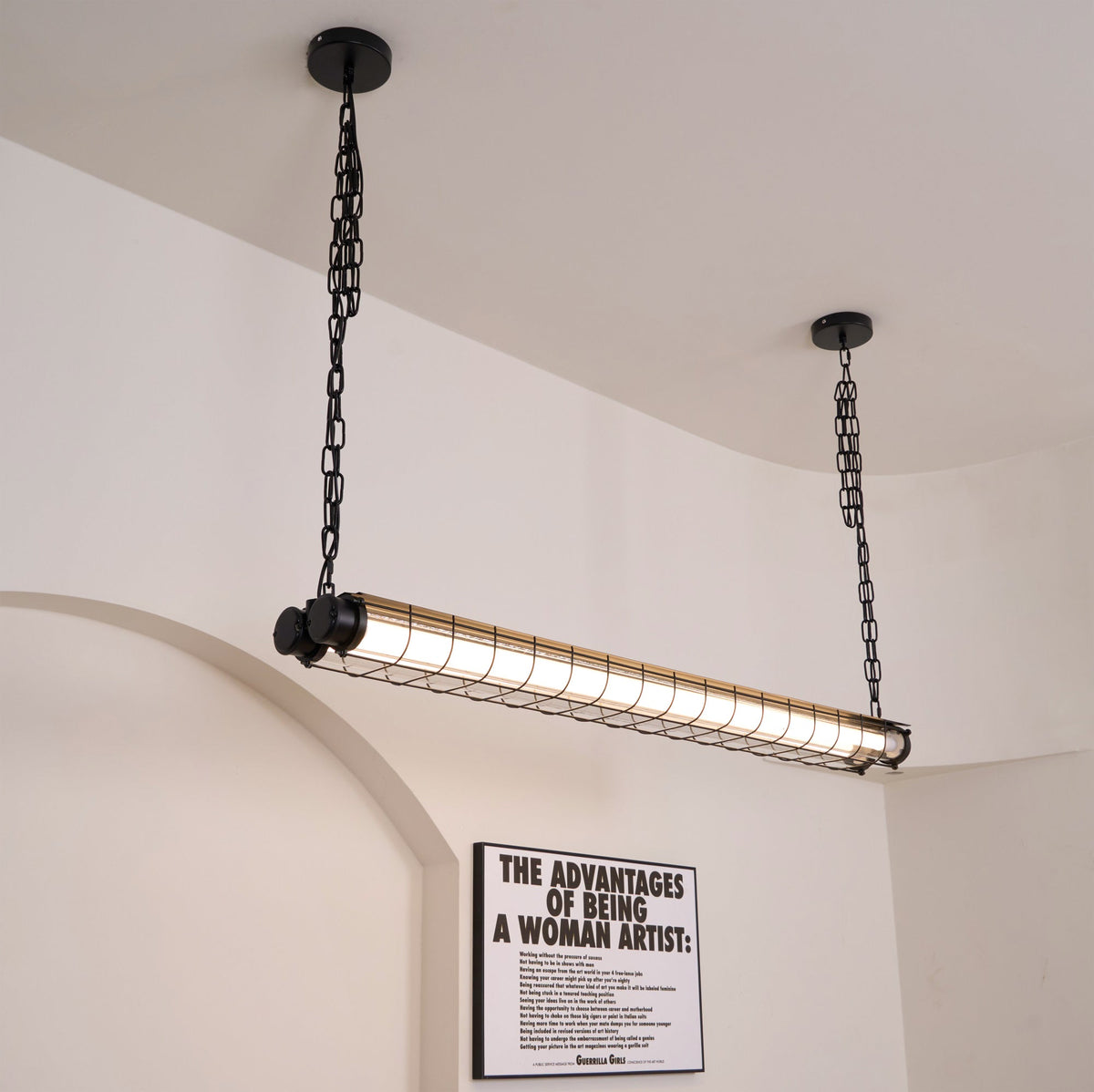 Przemysłowa lampa wisząca liniowa Arsorisra 52