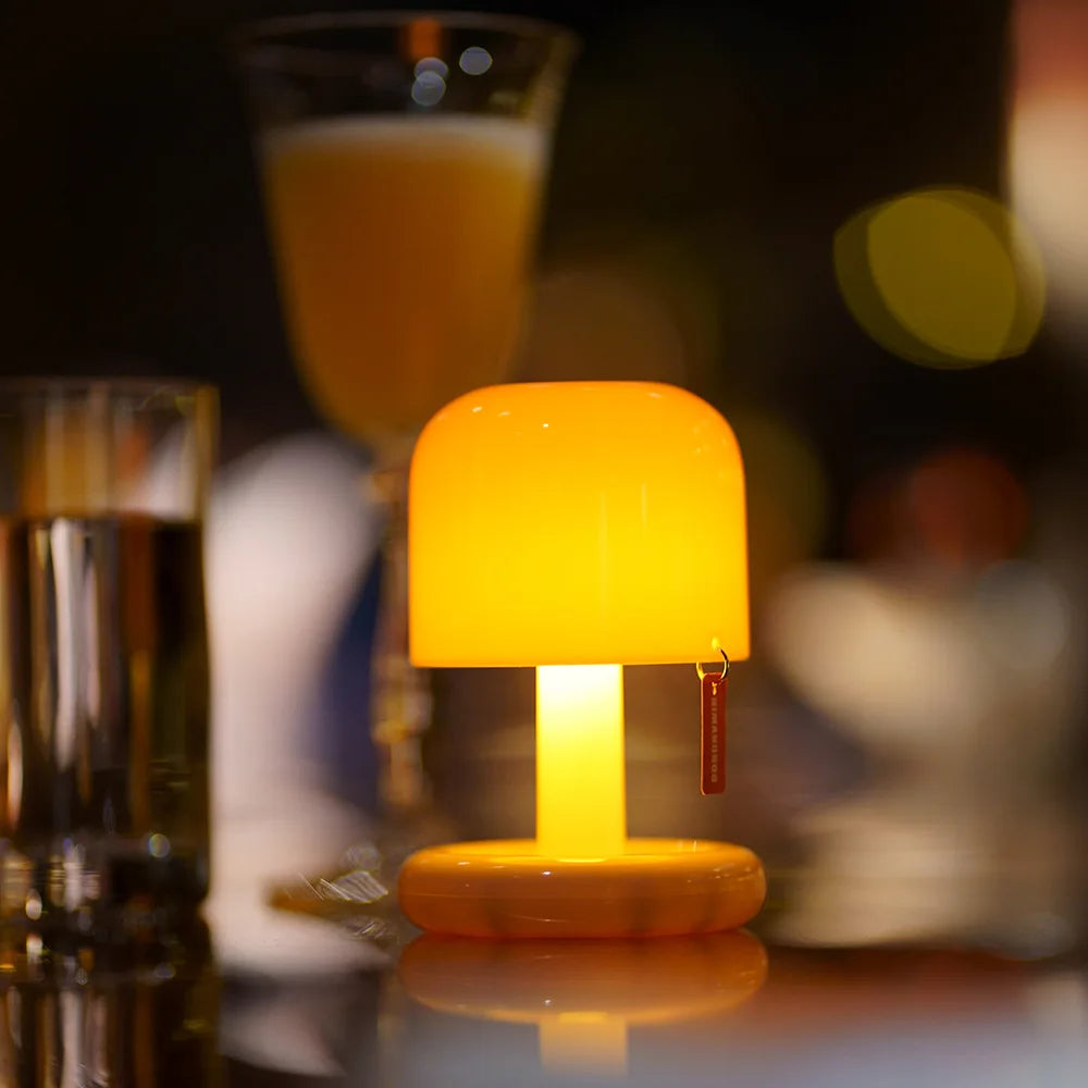Mini lampka LED retro – przenośna lampka stołowa USB do dekoracji i nastrojowego oświetlenia