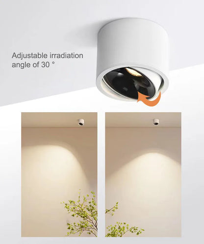 Lampa sufitowa LED natynkowa – regulowany spot, nowoczesne oświetlenie punktowe