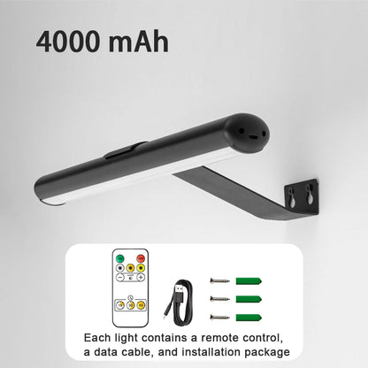 Bezprzewodowa lampa ścienna LED oświetlenie obrazów