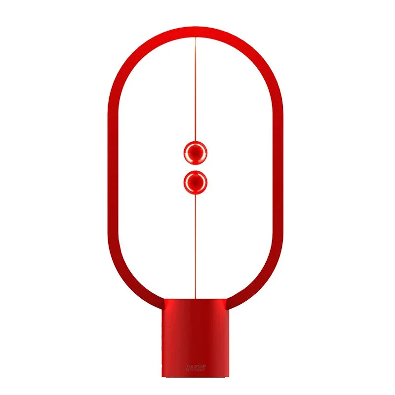 Nowoczesna lampka LED z magnetycznym włącznikiem – designerska lampa biurkowa z efektem lewitacji