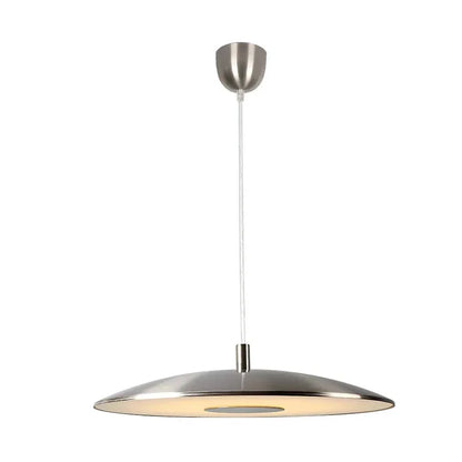 Smukła metalowa lampa wisząca LED – Nowoczesna lampa sufitowa w kształcie talerza