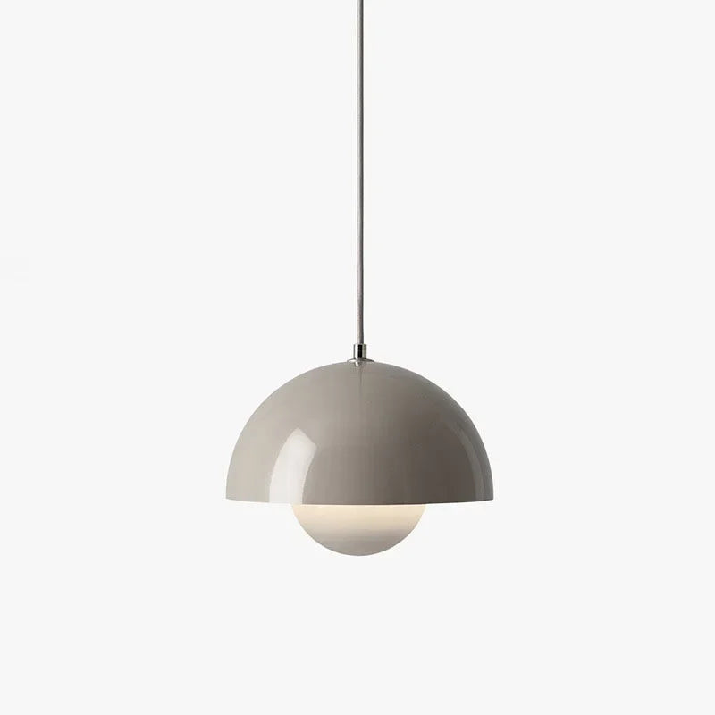 Lampa wisząca LED o półkulistym kształcie