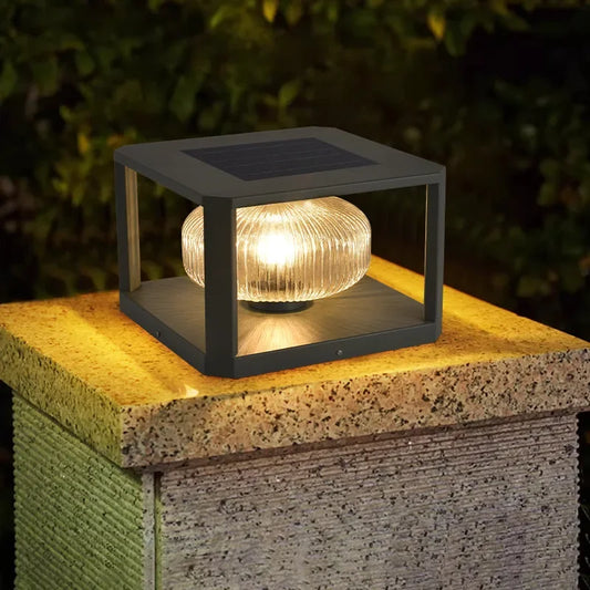 Nowoczesna lampa solarna LED – designerskie oświetlenie ogrodowe