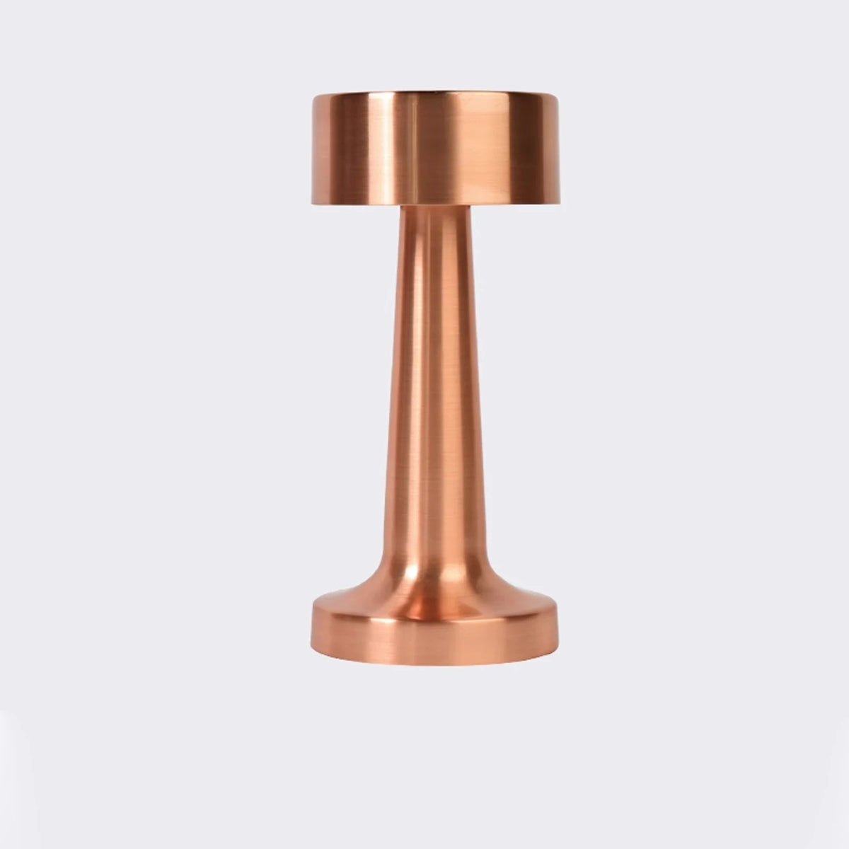 Nowoczesna metalowa lampa stołowa LED z dotykowym włącznikiem i ciepłym światłem