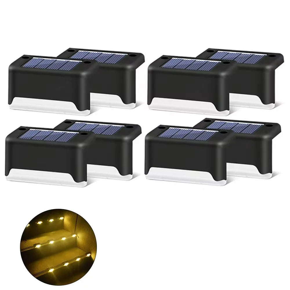 Solarna lampka LED na balustradę – wodoodporne oświetlenie z czujnikiem zmierzchu