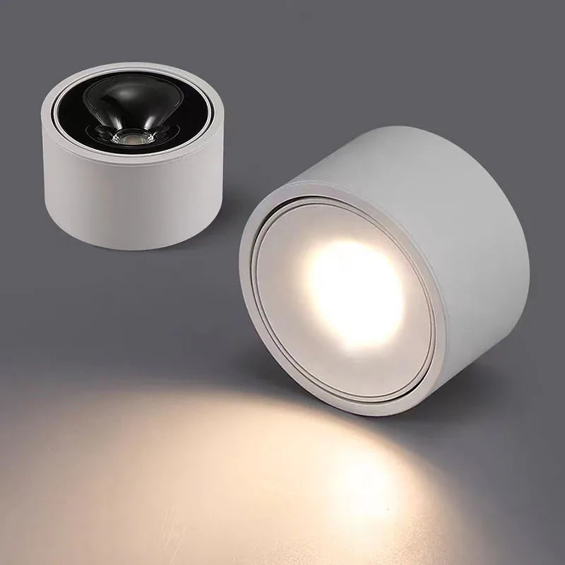 Lampa sufitowa LED natynkowa – regulowany spot, nowoczesne oświetlenie punktowe