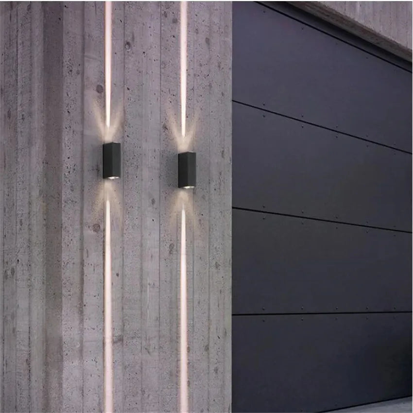 Kinkiet elewacyjny LED góra–dół – nowoczesna lampa zewnętrzna wodoodporna