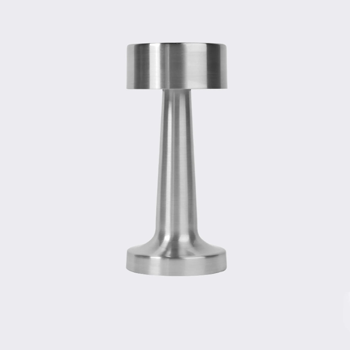 Nowoczesna metalowa lampa stołowa LED z dotykowym włącznikiem i ciepłym światłem