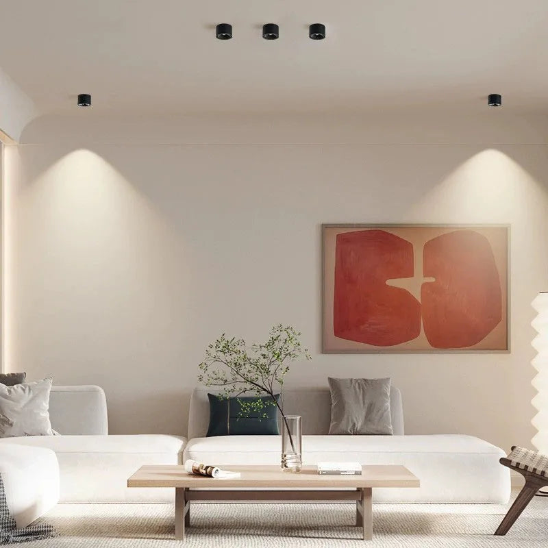 Lampa sufitowa LED natynkowa – regulowany spot, nowoczesne oświetlenie punktowe