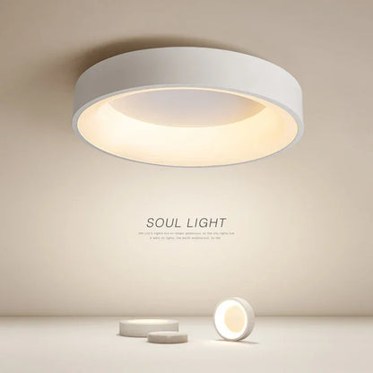 Nowoczesna okrągła lampa sufitowa LED