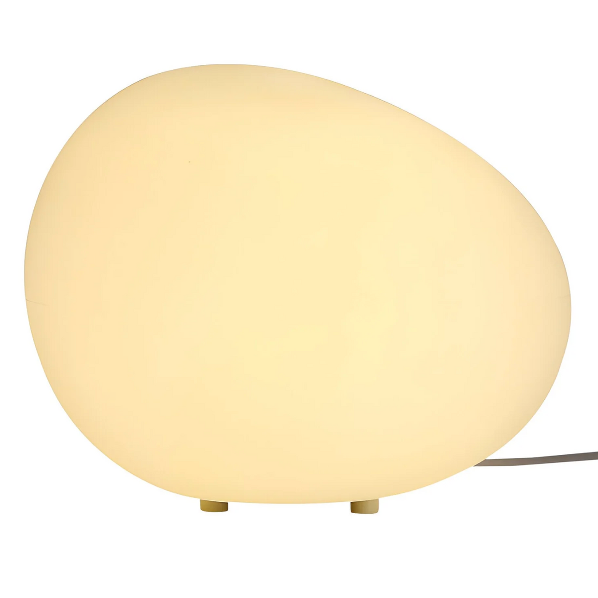 Lampka stołowa w kształcie kamienia – minimalistyczna elegancja w organicznej formie