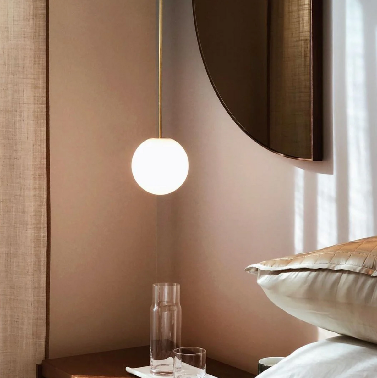 Lampa wisząca kula LED – nowoczesne oświetlenie sufitowe