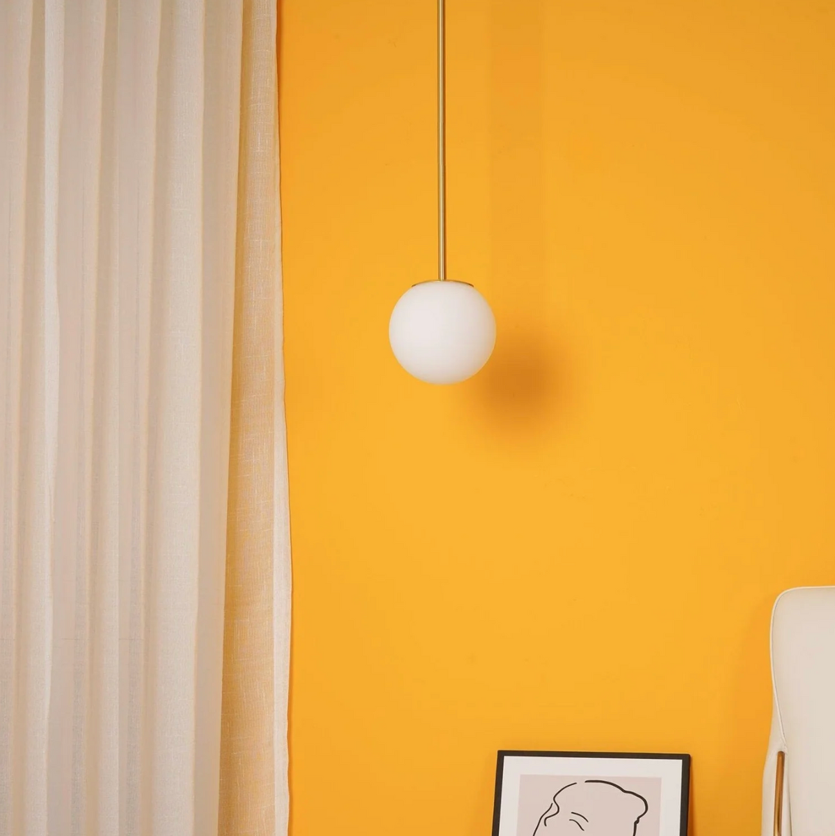 Lampa wisząca kula LED – nowoczesne oświetlenie sufitowe