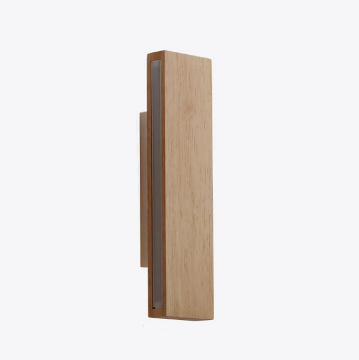 Drewniany kinkiet ścienny LED – minimalistyczna lampa liniowa