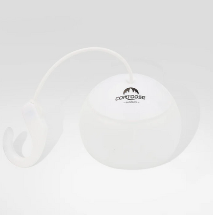 Przenośna lampa biwakowa LED z uchwytem – styl outdoor & scandi
