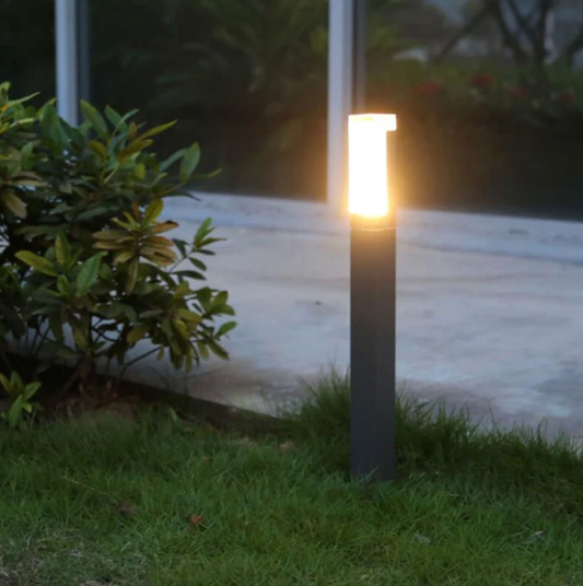 Nowoczesna lampa ogrodowa LED – wodoodporny słupek zewnętrzny
