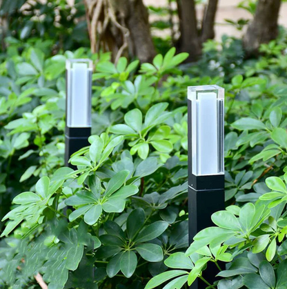 Nowoczesna lampa ogrodowa LED – wodoodporny słupek zewnętrzny