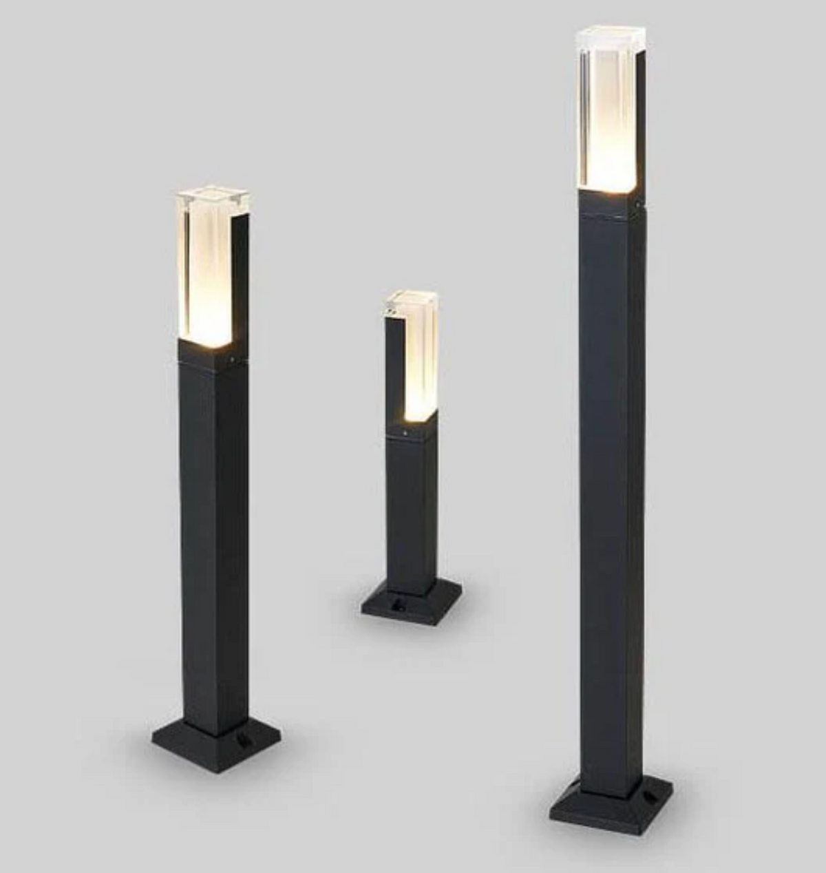 Nowoczesna lampa ogrodowa LED – wodoodporny słupek zewnętrzny