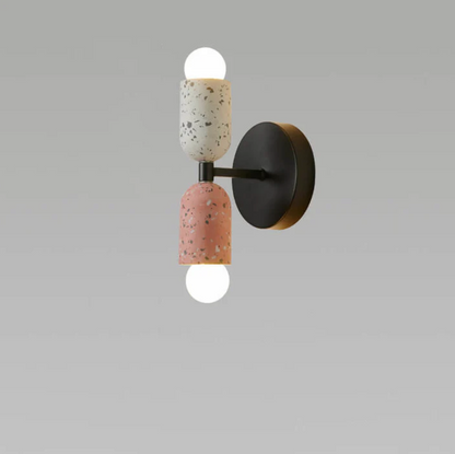 Nowoczesny kinkiet ścienny LED terrazzo – designerskie oświetlenie dekoracyjne