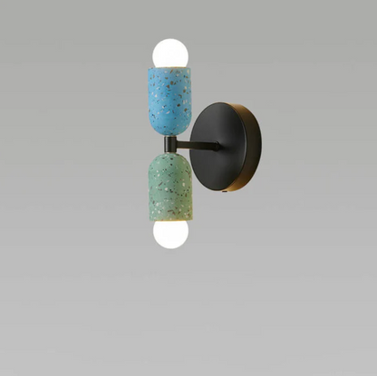 Nowoczesny kinkiet ścienny LED terrazzo – designerskie oświetlenie dekoracyjne
