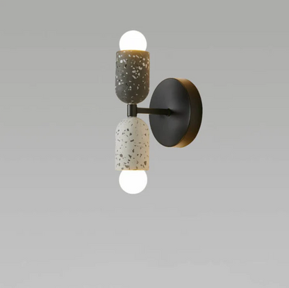 Nowoczesny kinkiet ścienny LED terrazzo – designerskie oświetlenie dekoracyjne