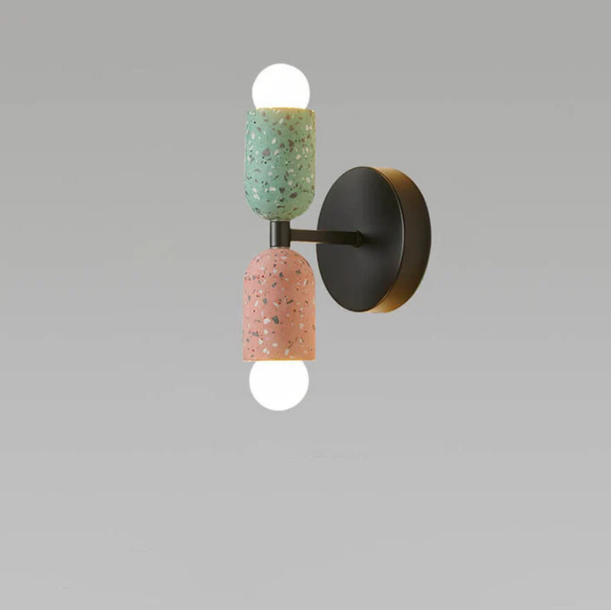 Nowoczesny kinkiet ścienny LED terrazzo – designerskie oświetlenie dekoracyjne