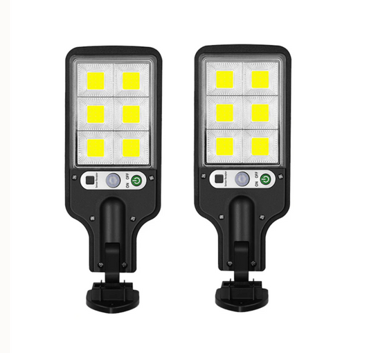 Solarna lampa LED z czujnikiem ruchu – zewnętrzny reflektor ogrodowy do ogrodu, podjazdu i tarasu