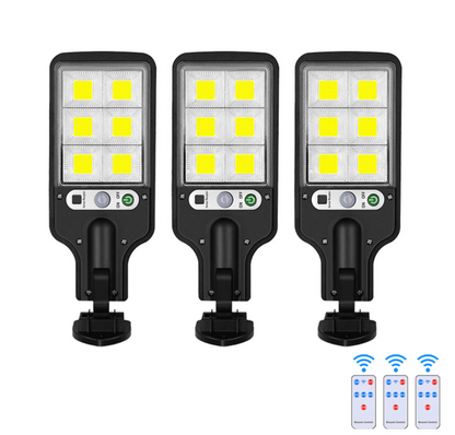 Solarna lampa LED z czujnikiem ruchu – zewnętrzny reflektor ogrodowy do ogrodu, podjazdu i tarasu