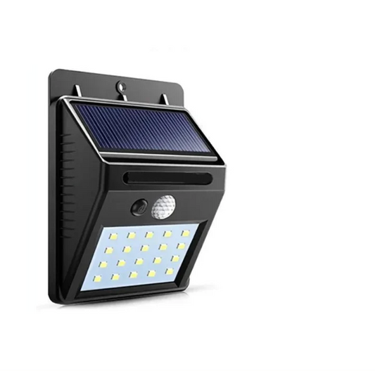 Solarna lampa ścienna LED z czujnikiem ruchu PIR – zewnętrzne oświetlenie IP65 do ogrodu i wejścia