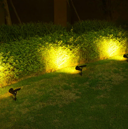 Solarna lampa ogrodowa LED reflektor 4x LED – regulowany spot do oświetlenia zewnętrznego