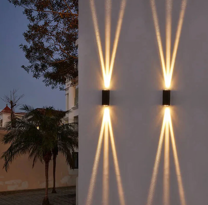 Kinkiet elewacyjny LED góra–dół – nowoczesna lampa zewnętrzna wodoodporna