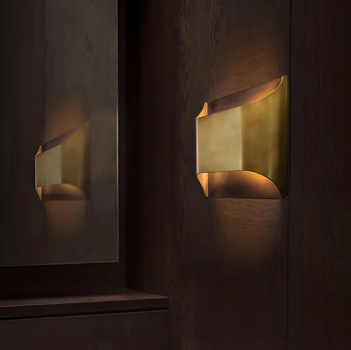 Nowoczesna lampa ścienna LED – kinkiet aluminiowy góra-dół do salonu i sypialni