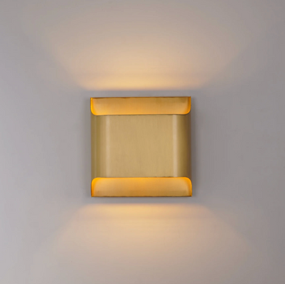 Nowoczesna lampa ścienna LED – kinkiet aluminiowy góra-dół do salonu i sypialni