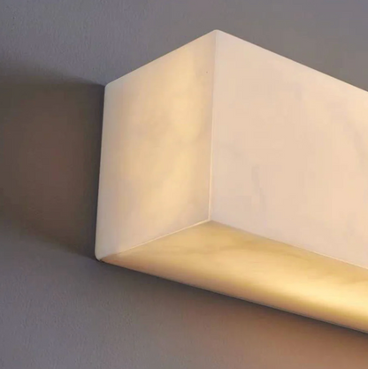 Kinkiet ścienny LED z kamienia naturalnego – pionowa lampa ścienna premium