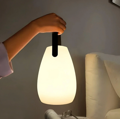 Lampka LED przenośna RGB z pilotem i ładowaniem USB – dekoracyjna lampa stołowa do domu i ogrodu