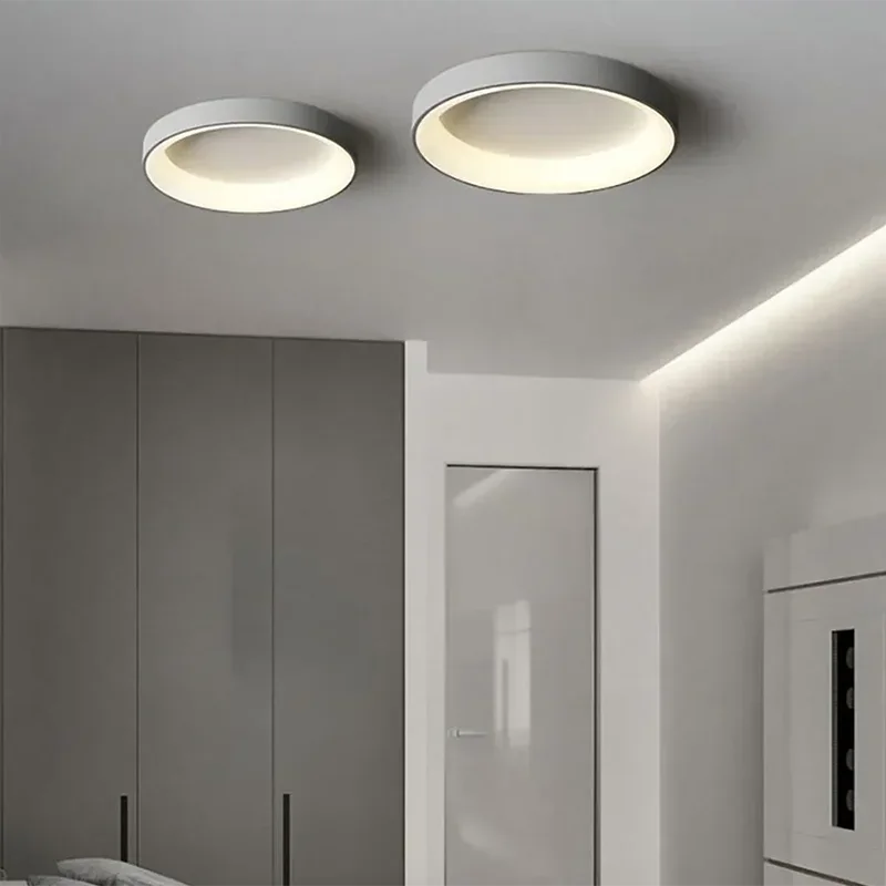 Nowoczesna okrągła lampa sufitowa LED