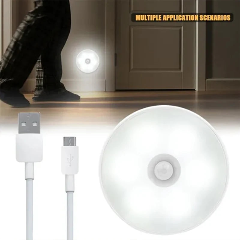 Bezprzewodowa lampka LED z czujnikiem ruchu i ładowaniem USB