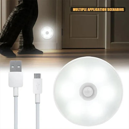Bezprzewodowa lampka LED z czujnikiem ruchu i ładowaniem USB
